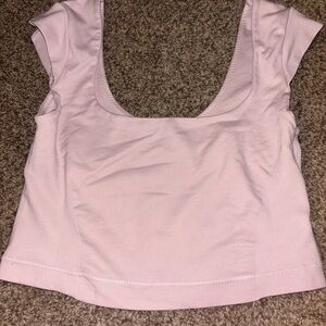 Garage Light Pink Crop Top